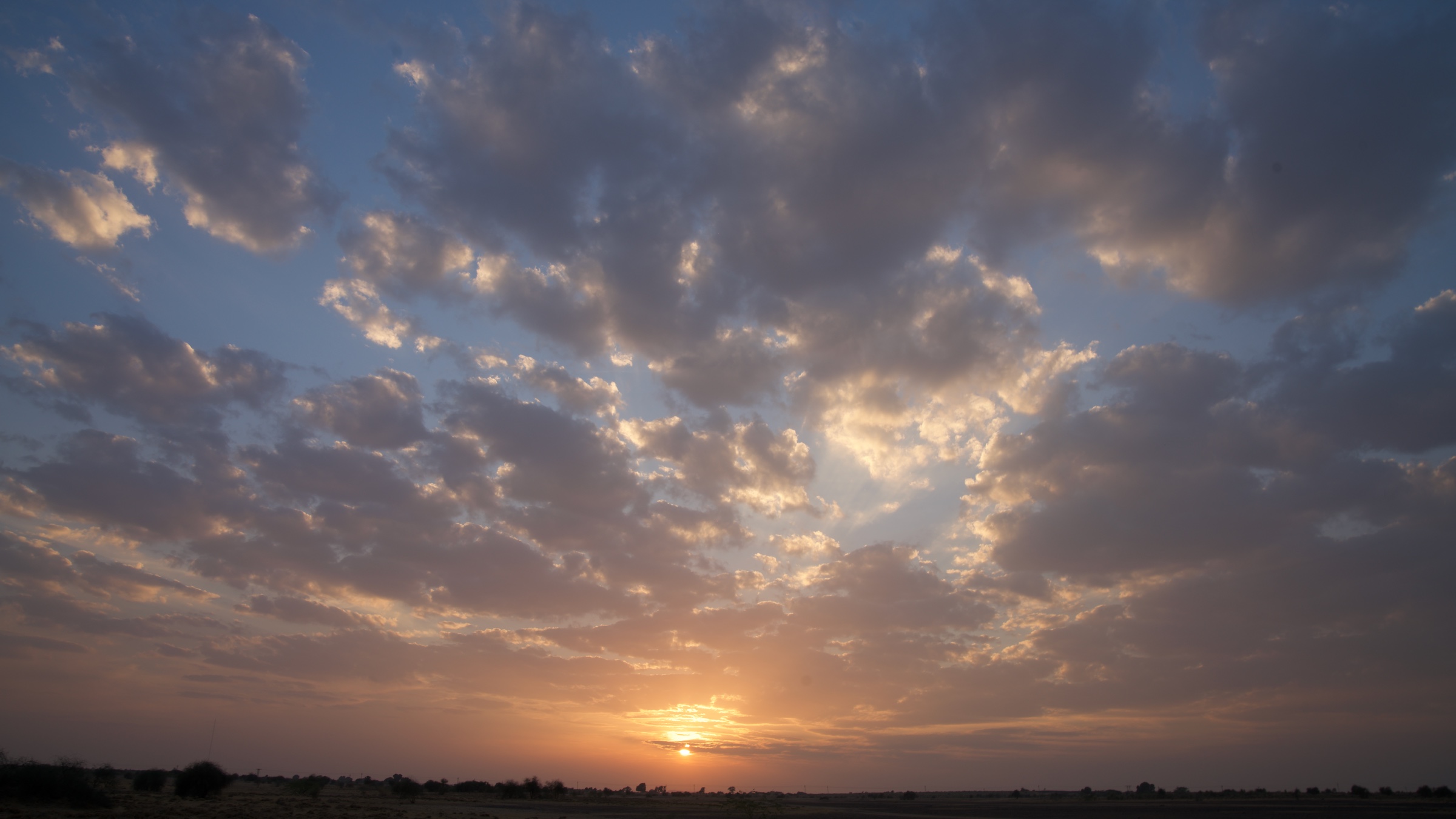 Golden Sunset before